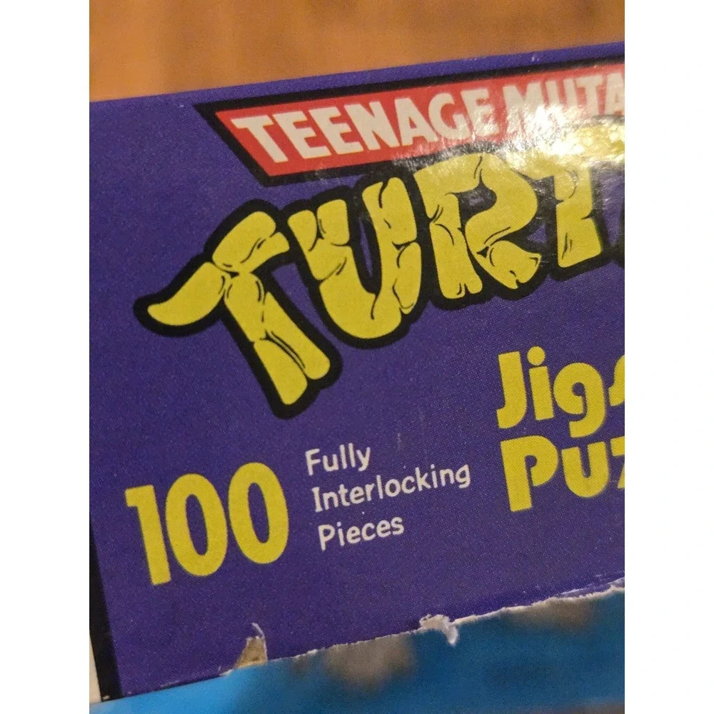 Vintage TMNT Splinter Puzzle Complete 100 Pc 1987 Mirage Studios Teenage Mutant